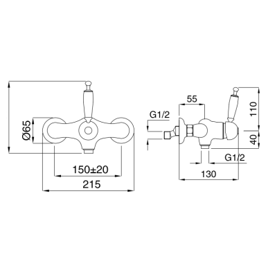 MIGLIORE Oxford 19089 смеситель для душа, бронза