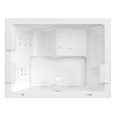 Ванна двухместная JACUZZI Sharp Extra с гидромассажем 200х150х65см (SHA401E0A00)