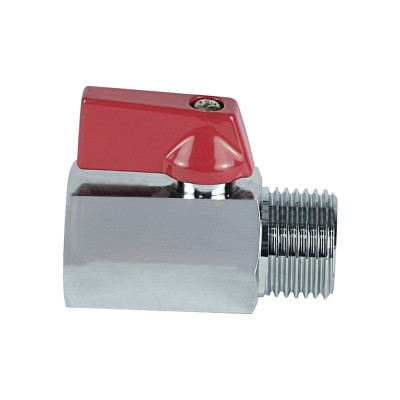 Кран шаровой Valfex MINI ВР1/4хНР1/4 никелированный (VF.331.NB.014)