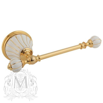 MIGLIORE Olivia 17513 бумагодержатель открытый, золото/декор золото