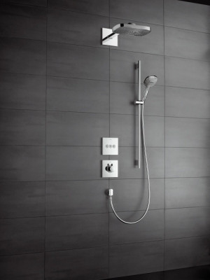Термостат для душа Hansgrohe ShowerSelect Highfow 15760140 (бронза)