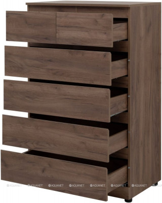 Комод для ванной Aquanet Сканди 800x480 Дуб крафт 6 ящиков (00302546)