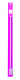 Карниз с кольцами Primanova розовый, 115-220х4.5х6 см металл M-05803  (M-05803)