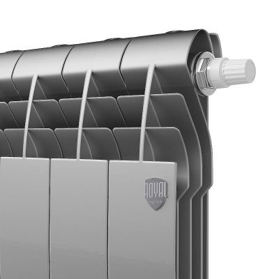 Радиатор Royal Thermo BiLiner 350 /Silver Satin VR - 10 секций (RTBSSVR35010)