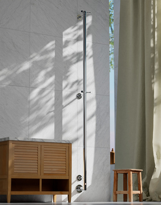 Электрический полотенцесушитель Margaroli Arcobaleno 90x1667мм латунь хром (616CRB-1650)