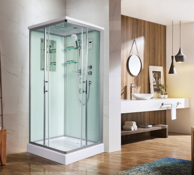 Душевая кабина WeltWasser WW500 Laine 804 80x80 10000003267 профиль хром квадратная