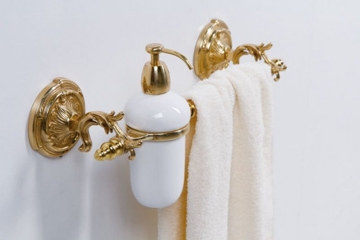 Полотенцедержатель с диспенсером Art&Max Barocco AM-2057D-Do-Ant