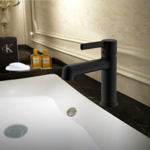 Смеситель для раковины Haiba HB10814-7 (латунь) черный