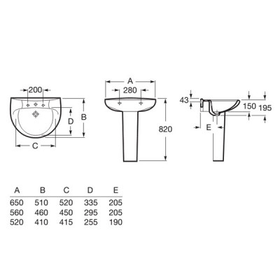 Roca Victoria 337390000 пьедестал для раковины