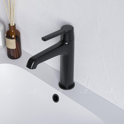 Смеситель для раковины RGW Shower Panels SP-301B 511405301-04 черный матовый