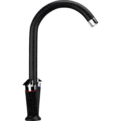 Смеситель для кухни Ulgran Classic U-011-302 высота 332 мм двухвентильный песочный