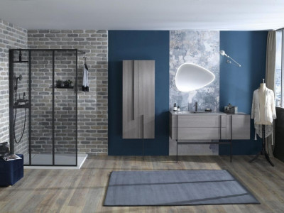 Тумба под раковину 80 см Jacob Delafon Nouvelle Vague EB3030-G91 синий