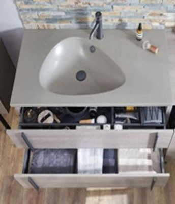 Тумба под раковину 80 см Jacob Delafon Nouvelle Vague EB3030-G91 синий