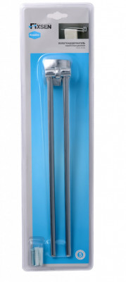 Полотенцедержатель FIXSEN Kvadro рога 2-ой (FX-61302A), цвет хром