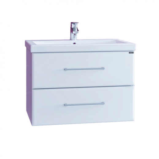 Тумба для умывальника подвесная СаНта "Омега-70" ЛЮКС 2 ящ. (под умывальник Фостер70)