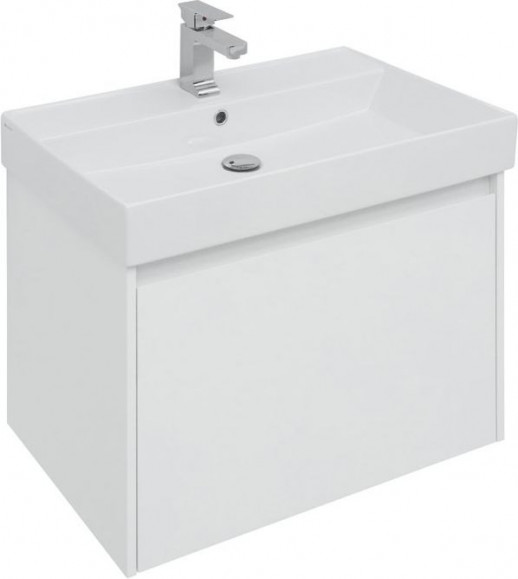 Мебель для ванной Aquanet Nova Lite 75 белый (1 ящик) напольная/подвесная (00242296)