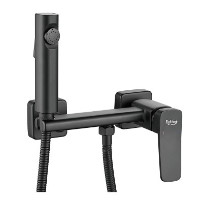 Гигиенический душ со смесителем Raffine F0599H-1, черный