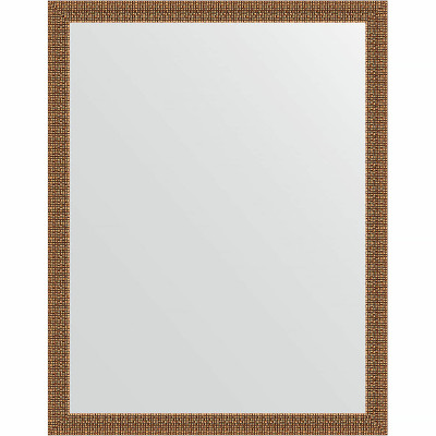 Зеркало настенное Evoform Definite 91х71 BY 3259 в багетной раме Мозаика медь 46 мм