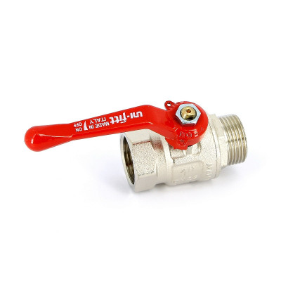 Кран шаровой НВ полнопроходной рычаг Uni-Fitt 1" (111L4000)