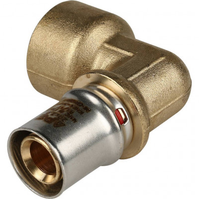 Угольник-переходник STOUT с внутренней резьбой 3/4"х20 для металлопластиковых труб прессовой SFP-0010-003420