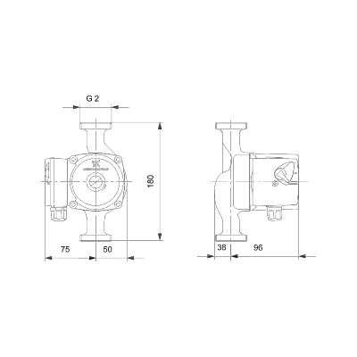 Насос циркуляционный GRUNDFOS UPS 32-60 EU (98368440)