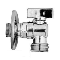Nobili AV00121/1CR угловой кран для стиральной машины 1/2 х 3/4, хром