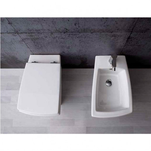 CERAMICA ALA CRAZY 25VS/P унитаз напольный (чаша) 35 см х 51 см, белый