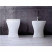 CERAMICA ALA CRAZY 25VS/P унитаз напольный (чаша) 35 см х 51 см, белый