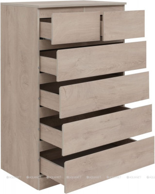 Комод для ванной Aquanet Сканди 800x480 Дуб эдгрейн 6 ящиков (00302545)