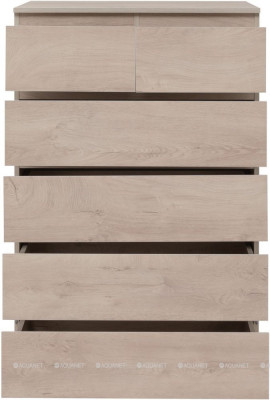 Комод для ванной Aquanet Сканди 800x480 Дуб эдгрейн 6 ящиков (00302545)