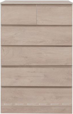 Комод для ванной Aquanet Сканди 800x480 Дуб эдгрейн 6 ящиков (00302545)