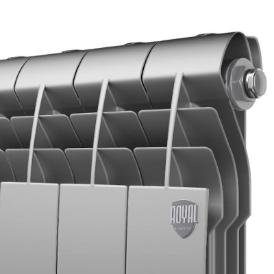 Радиатор алюминиевый Royal Thermo Biliner Alum 500 Silver Satin - 8 секций RTBASS50008