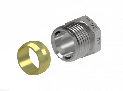 Концовка для монтажной трубки 1/2" Royal Thermo (RTE 12.030)