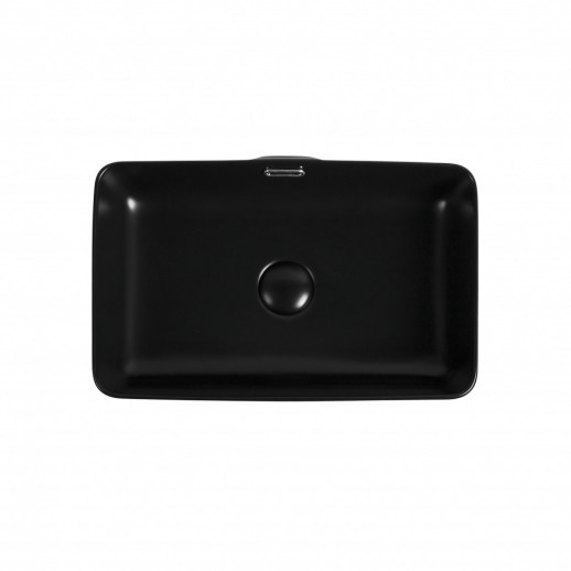 Накладная раковина Aquanet PERFECT-2-MB 31,5х48 см, черная матовая (273677)