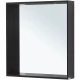 Зеркало подвесное для ванной Allen Brau Reality 70х75 с подсветкой и сенсорным выключателем, черный браш (1.32017.BB)  (1.32017.BB)