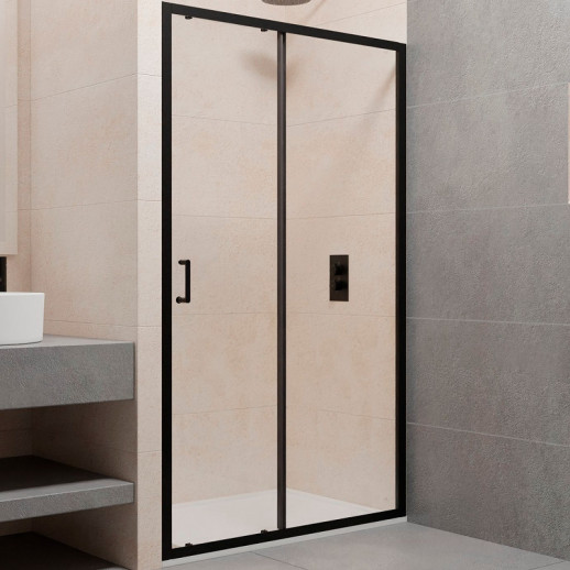 Душевая дверь RGW Passage PA-14 B 130 41081413-14 прозрачная профиль черный