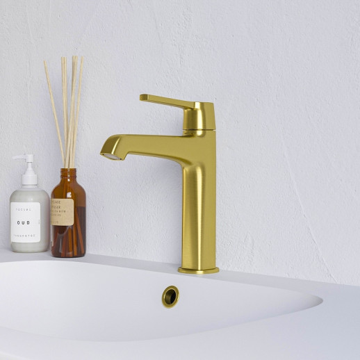 Смеситель для раковины RGW Shower Panels SP-301G 511405301-06 золото