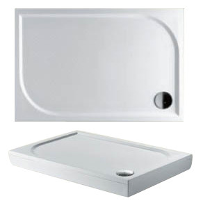 Душевой поддон из искусственного камня Riho Kolping 90x120 D004009005 белый с антискользящим по-ем прямоугольный