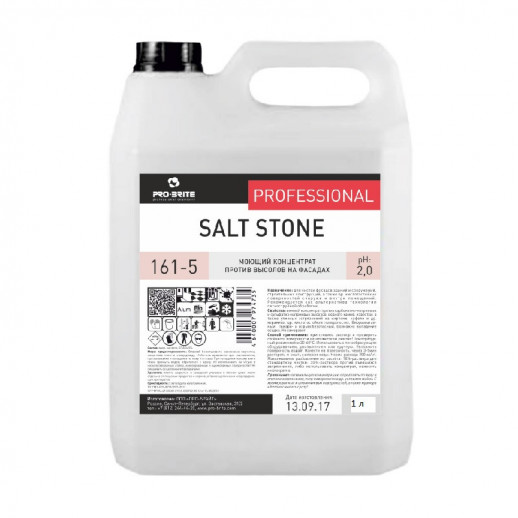 Pro-brite 161-1 Salt Stone моющий концентрат против высолов на фасадах, 1 л