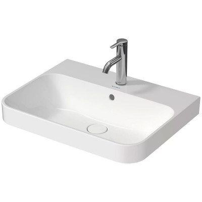 Раковина накладная Duravit Happy D 2 Plus 60 2360600000 белая прямоугольная