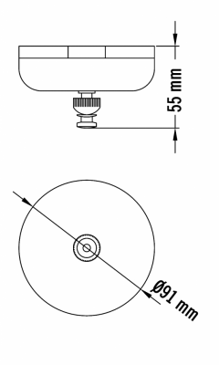 Выдвижная нить для сушки одежды Mediclinics AI0910C, максимальная длинна веревки 2100 мм., нержавеющая сталь AISI 304, глянцевый.