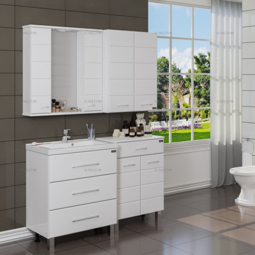 Тумба для умывальника напольная СаНта "Омега-70" 3 ящ. (под умывальник Фостер70)