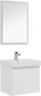 Мебель для ванной Aquanet Nova Lite 60 белый (1 ящик) напольная/подвесная (00242922)