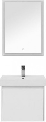 Мебель для ванной Aquanet Nova Lite 60 белый (1 ящик) напольная/подвесная (00242922)