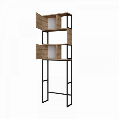 Шкаф для ванной 1Marka Grunge Loft 200х66 Дуб вотан (Ц0000005249)