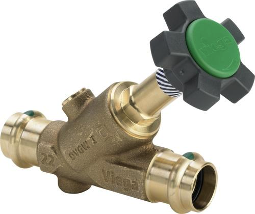 Viega Вентиль ДУ 25 Easytop (полнопроходной) пресс 28 c SC-Contur, дренаж 1/4, шт