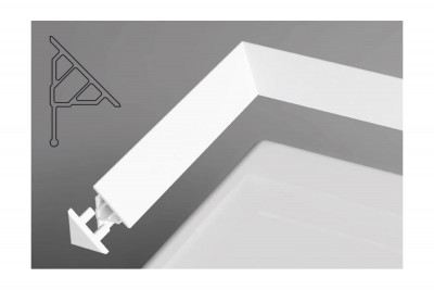 RAVAK XB451100001 Универсальная декоративная планка 10/1100, белая