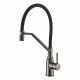 Смеситель для кухни с гибким изливом Shevanik S343T-3, оружейная сталь (S343T-3)