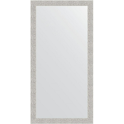 Зеркало настенное Evoform Definite 101х51 BY 3068 в багетной раме Мозаика хром 46 мм