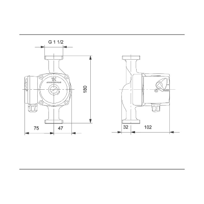 Насос циркуляционный GRUNDFOS UPS 25-40 EU (98367575)